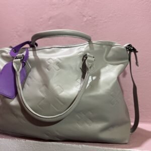 Τσάντα άσπρη μεγάλου μεγέθους