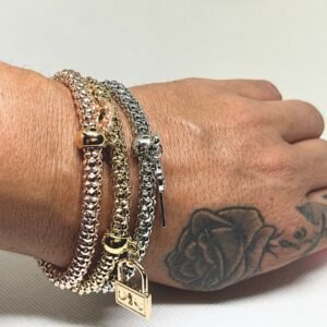 Βραχιόλι με σχέδιο κλειδί και κλειδαριά