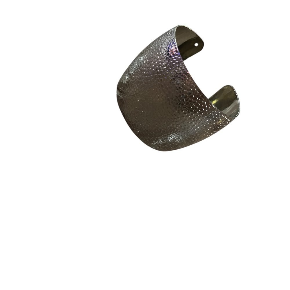 Ατσάλινο cuff bracelet σε ασημί χρώμα