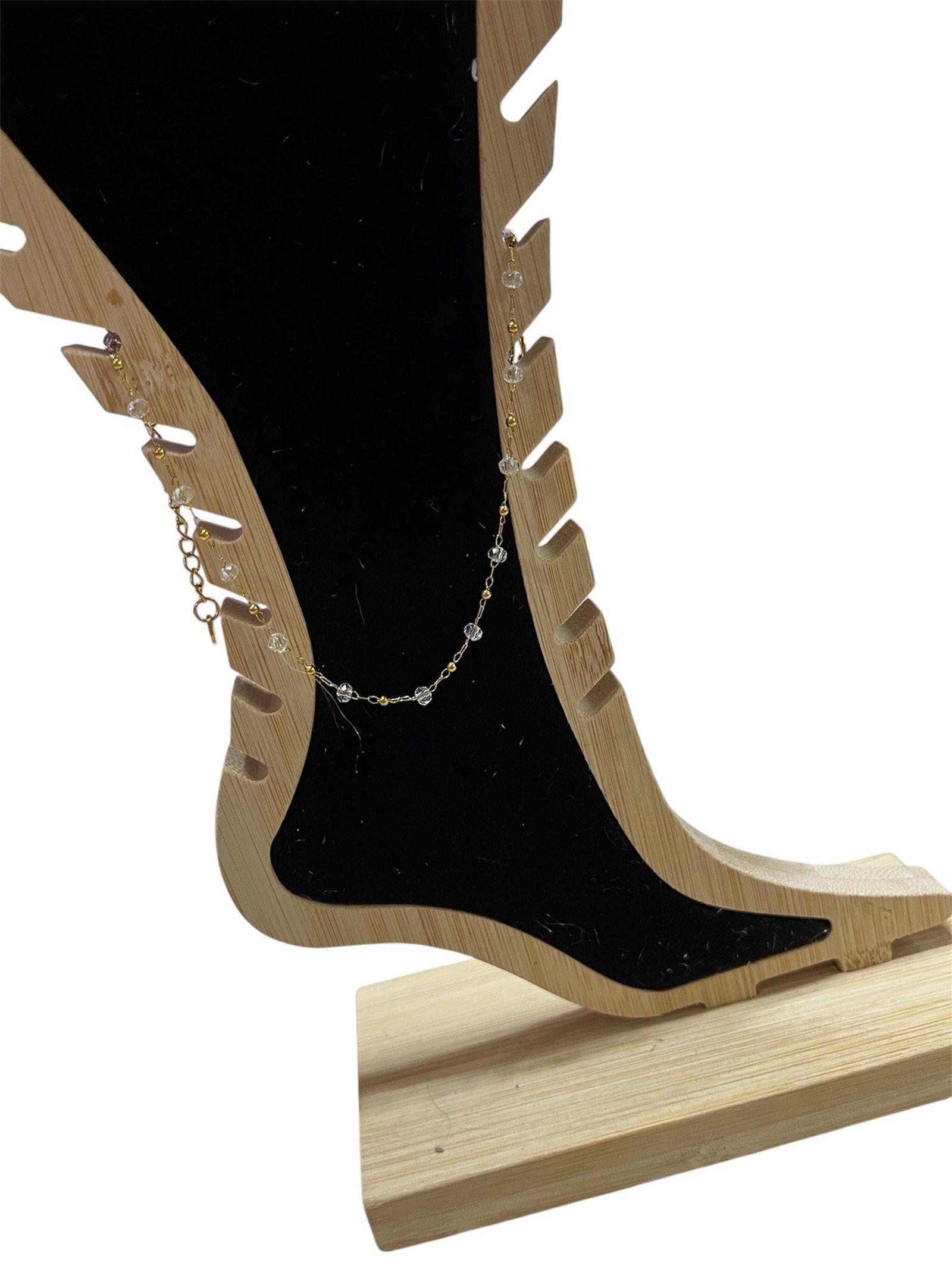 Ατσάλινη αλυσίδα ποδιού σε χρυσό χρώμα - Image 2