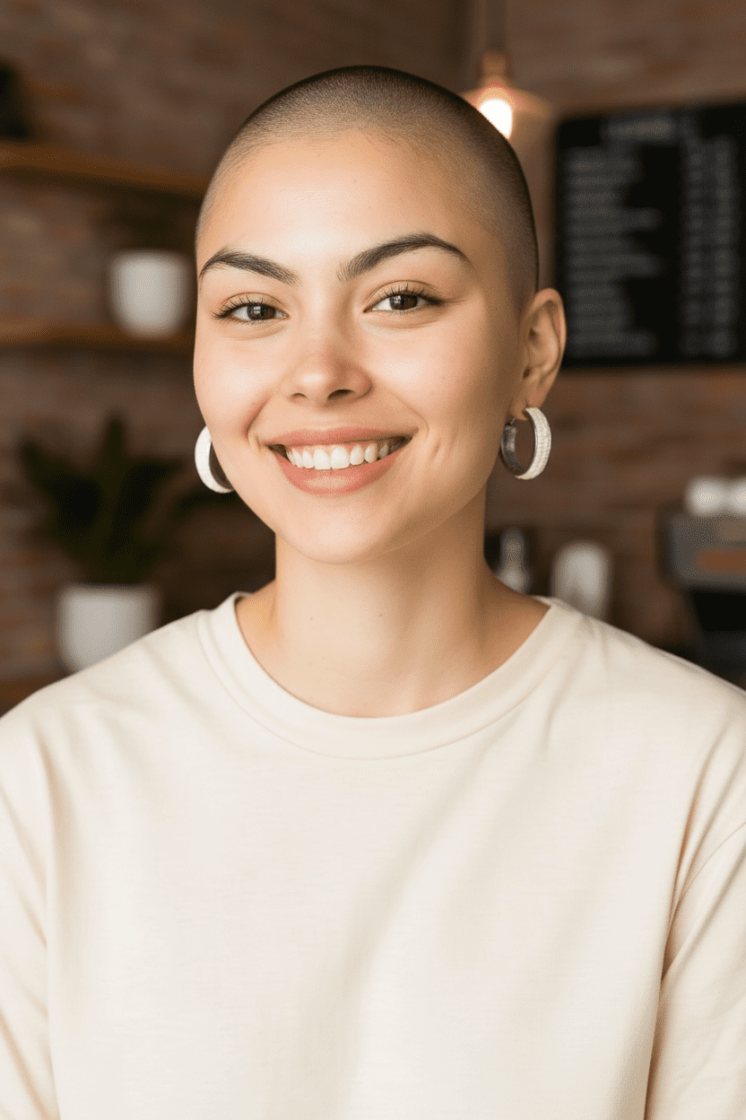 Ατσάλινα σκουλαρίκια κρίκοι σε ροζ χρώμα - Image 2