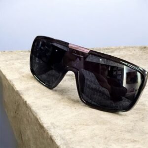 Αντρικά γυαλιά μάσκα σε μαύρο και γκρι (ασημί) χρώμα