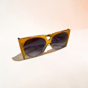 Γυαλιά ηλίου μάσκα σε πορτοκαλί χρώμα