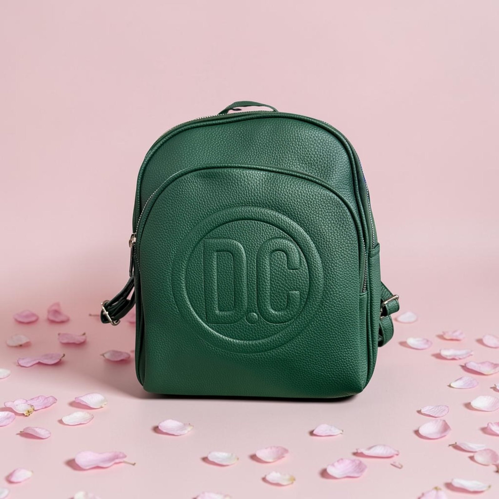 Γυναικεία τσάντα Backpack σε πρασίνο χρώμα (D.C)